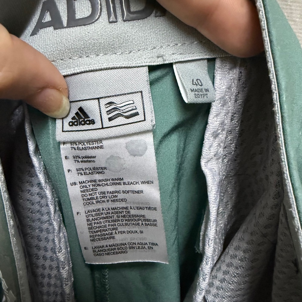 Adidas Mens Ultimate365 Golf Shorts Sage Green Performance Stretch Size 40 - Picture 6 of 6